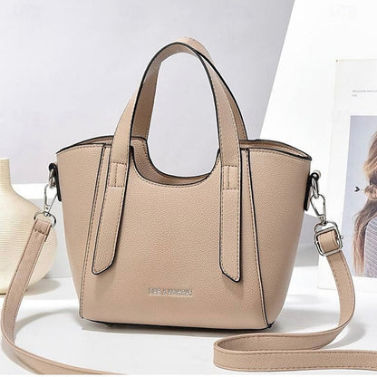 Casual PU Handbag Durable Earth Daily Leather Women's