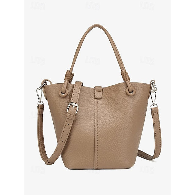 Women's Pouch Stylish Bag Bucket Matching with – Leather