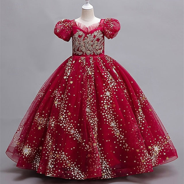 Dress Flower Kid's Girl Princess Girls'