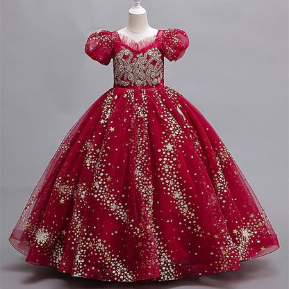 Dress Flower Kid's Girl Princess Girls'