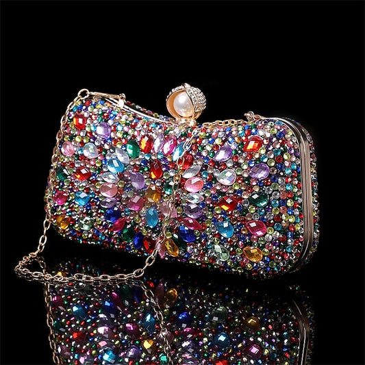 Clutch – Crystal Women's Evening Luxury Multicolor