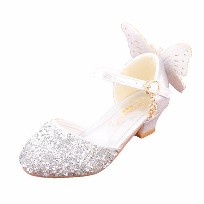 Shoes Girls' Sparkly Princess – Butterfly Glitter Pink