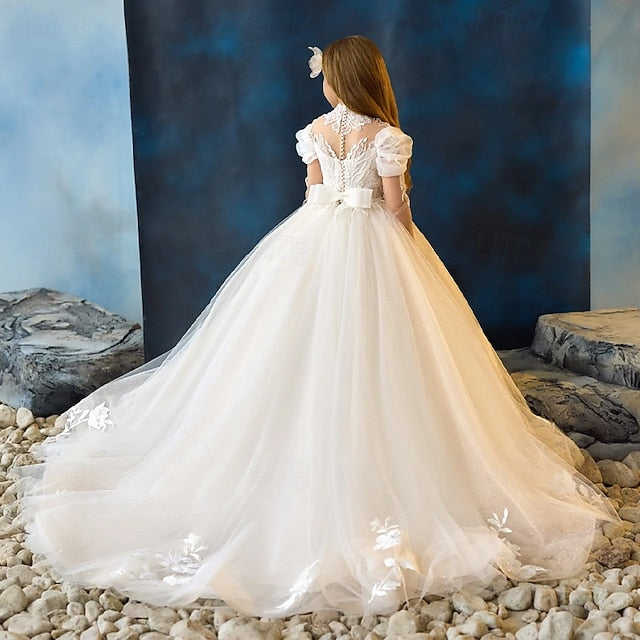 First Communion Kids Girl Dress Party Flower Girls'