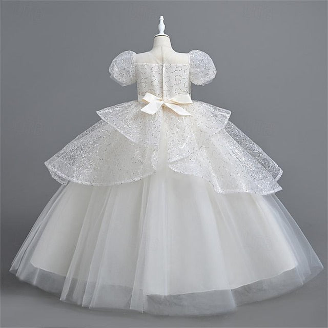 Performance Girls' Girl Dress Wedding Party Flower