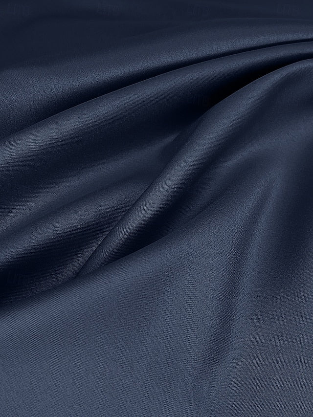 the Evening Bride Mother Burgundy Elegant Gown Blue of A-Line