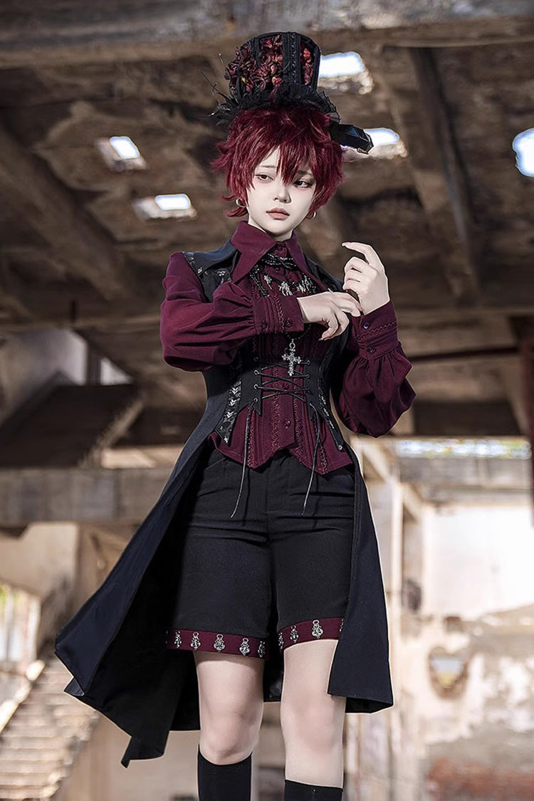 Prince Ouji Lolita Shorts - Vintage Gothic Slim Fit