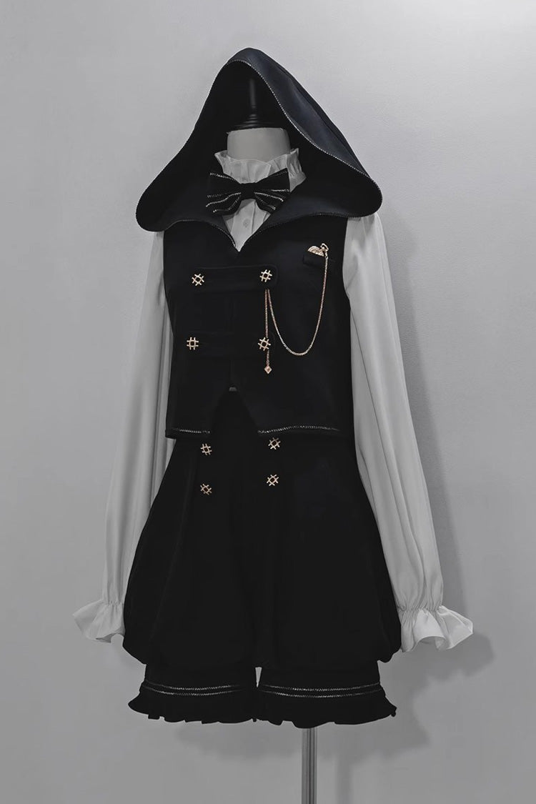 Ivory Anxious Rabbit Long-Sleeve Ouji Gothic Lolita Blouse