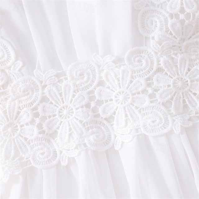 Girls' Princess Kid's Lace Girl Dress Flower