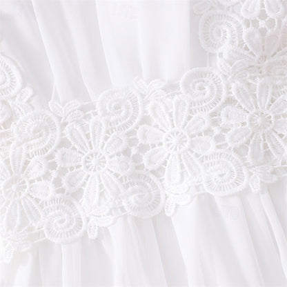Girls' Princess Kid's Lace Girl Dress Flower