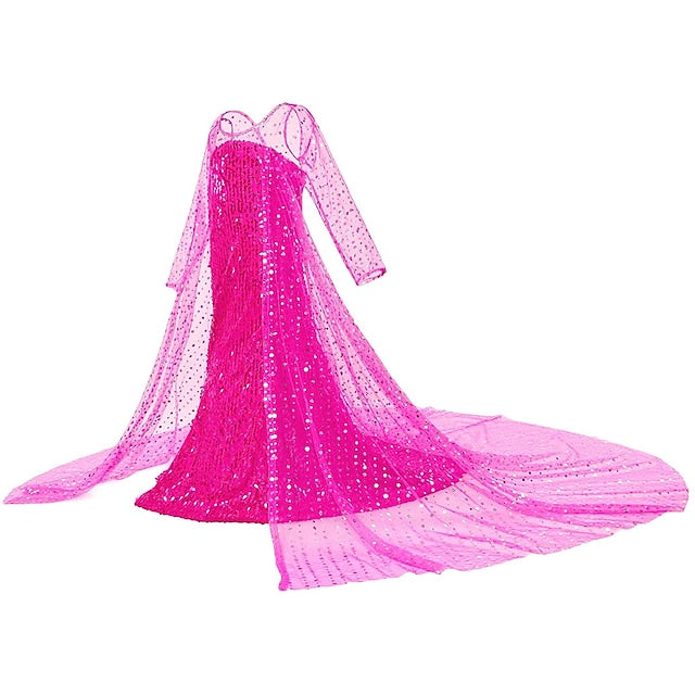 Flower Princess Movie Frozen Dress Girls' Elsa Girl