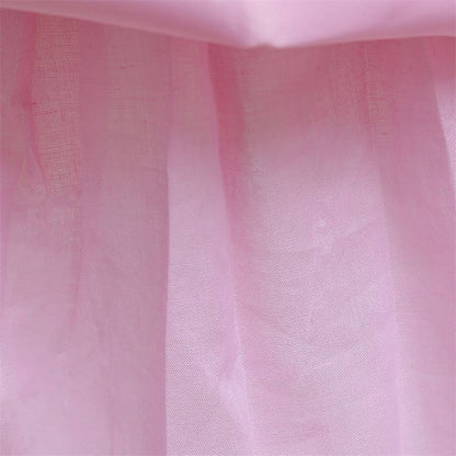 Girls' Kids Party Blushing Floral Lace Blue Dress Purple