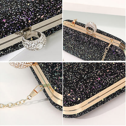 Wristlet Leather PU Bags Clutch Women's Evening Bag