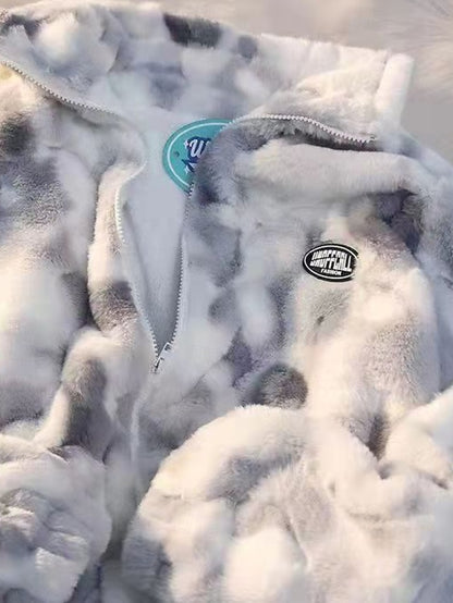 Fur Jacket Teddy Coat Fleece Women's Faux Warm