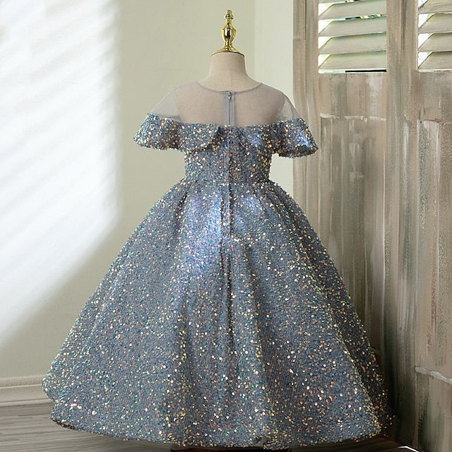 Flower Party Dress Gown Evening Girls' Girl