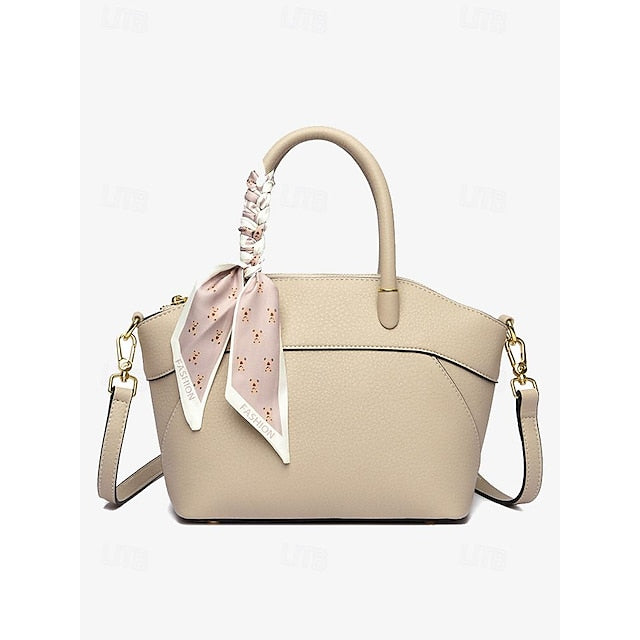 Holiday Office Bag Daily Women's Handbag PU Bucket Leather