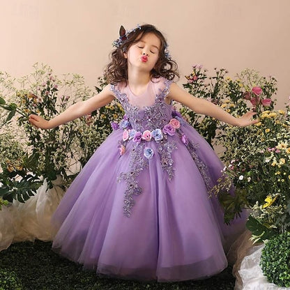 Flower Dress Girl Princess Kid's Girls'