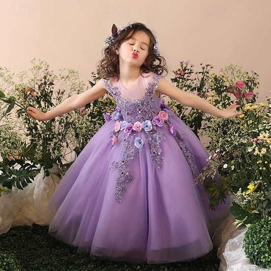 Flower Dress Girl Princess Kid's Girls'