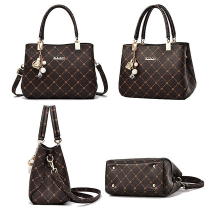 Women's Men's PU Party Leather Bag Shoulder Handbag