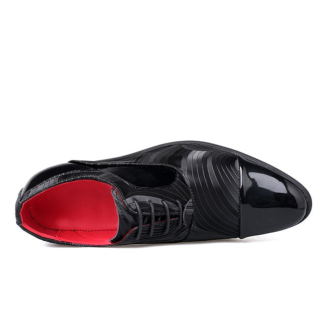 Lace-Up – Leather Stylish Patent Shoes Formal Men's