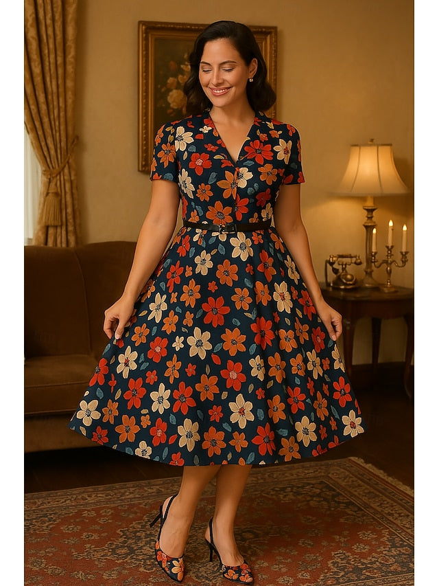 Slingback Elegant Pointed Heels Toe High Women's – Floral