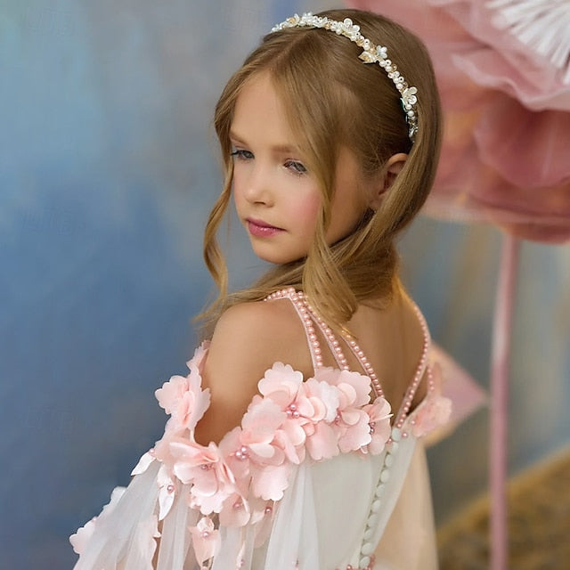 Dress Flower Party First Girls' Girl Communion