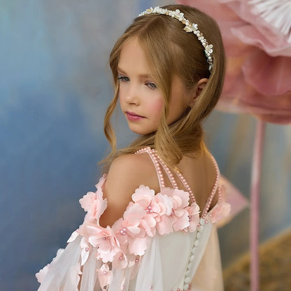 Dress Flower Party First Girls' Girl Communion