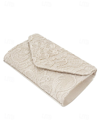 Lace with Chain Bag Women's Evening Strap Clutch