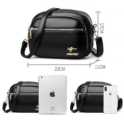 Leather Bag Dome Crossbody Shoulder PU Women's