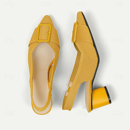 Plus Size Outdoor Flyknit Women's Shoes Heels Wedding