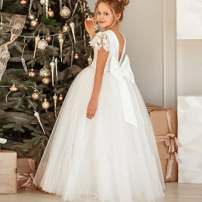 Dress Girls' Princess Flower First Girl