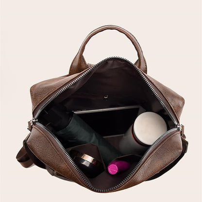 and Vintage Backpack Leather Tassel Purse with Women's Faux