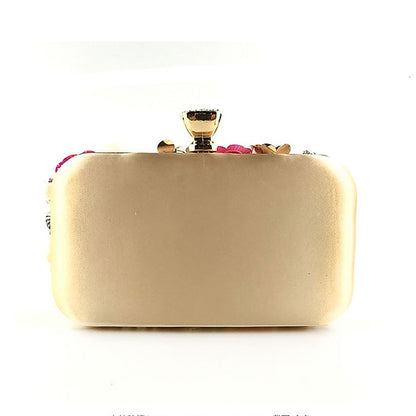 – Clutch Embellished Women's Evening 3D Floral Flower