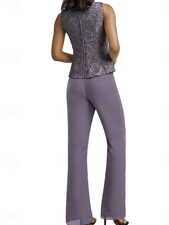 Elegant Simple of Guest Pantsuit the Wedding Mother Bride Dress