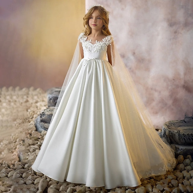 Communion Flower Formal First Dress Girls' Girl