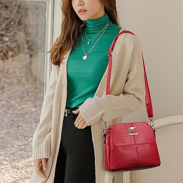 Geometric Patterns Vintage Boho Crossbody with - Lightweight Bag