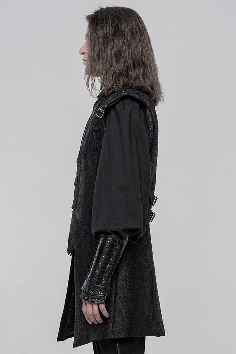 Buckle Detail Punk Vest for Men