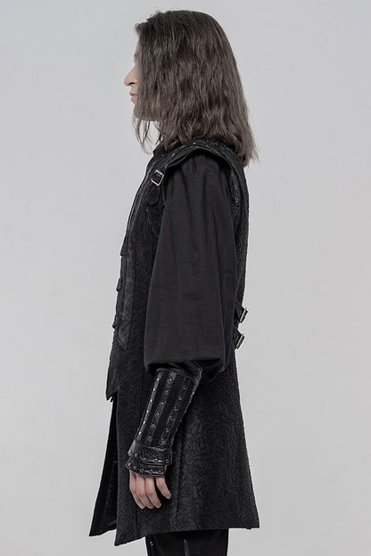 Buckle Detail Punk Vest for Men