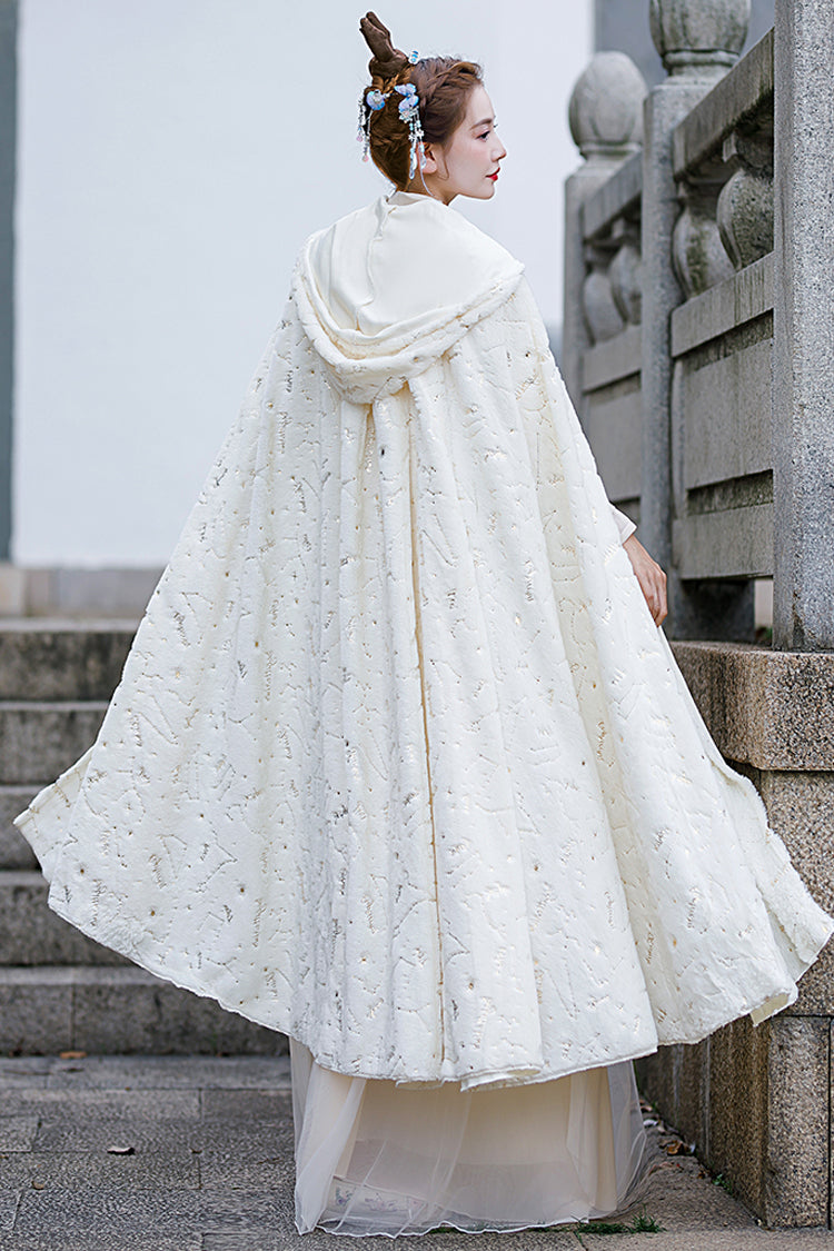 Fairy Sweet Hanfu Gown with Ethereal Cream Tone