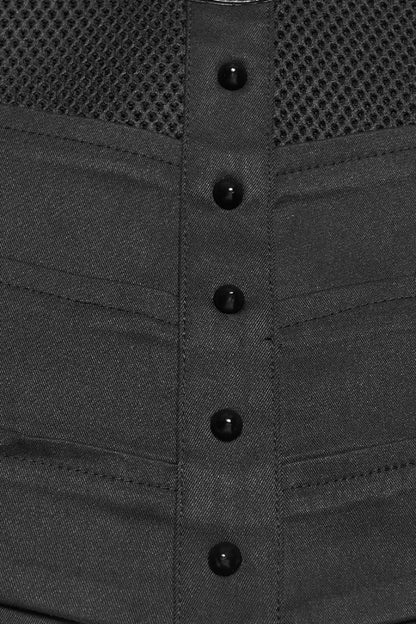 No-Sleeve Studded Mechanical Punk Tank