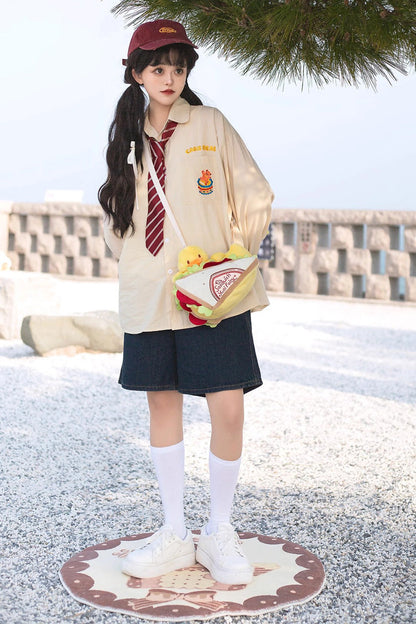 Sunny Sandwich Plush Duck Sweet Lolita Shoulder Bag