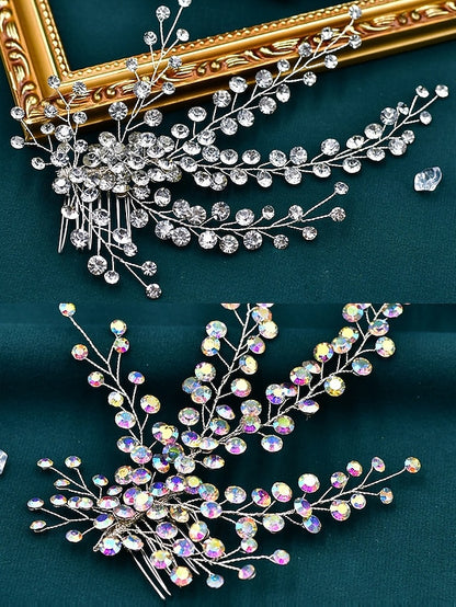 Rhinestone – Accessory Hair Bridal Elegant and Crystal Flower