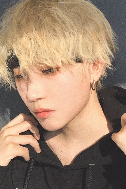 Foil Perm Fluffy Handsome Ouji Wig