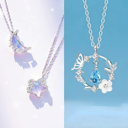 Pastal Magic Heart Necklace