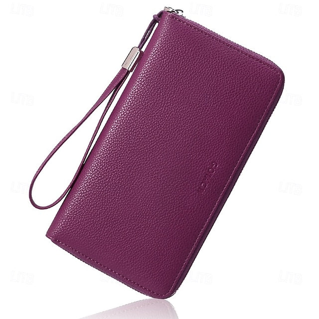 Leather Bag Outdoor Mobile Wallet Daily Women's Phone PU
