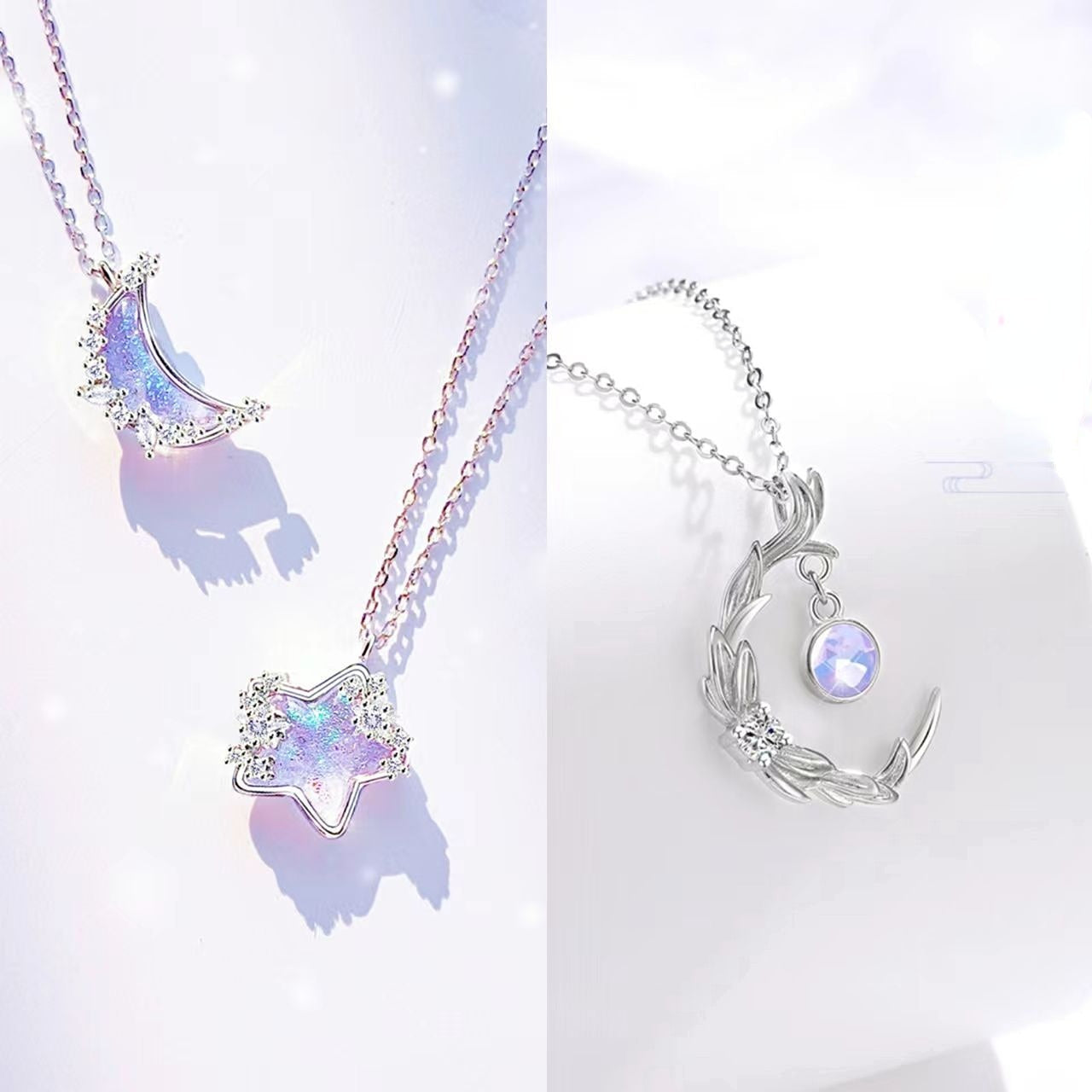 Pastal Magic Heart Necklace