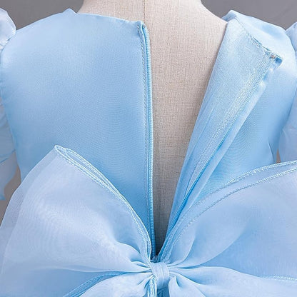 Girls' Party Sleeveless Dress Sequin Floral Wedding Kids