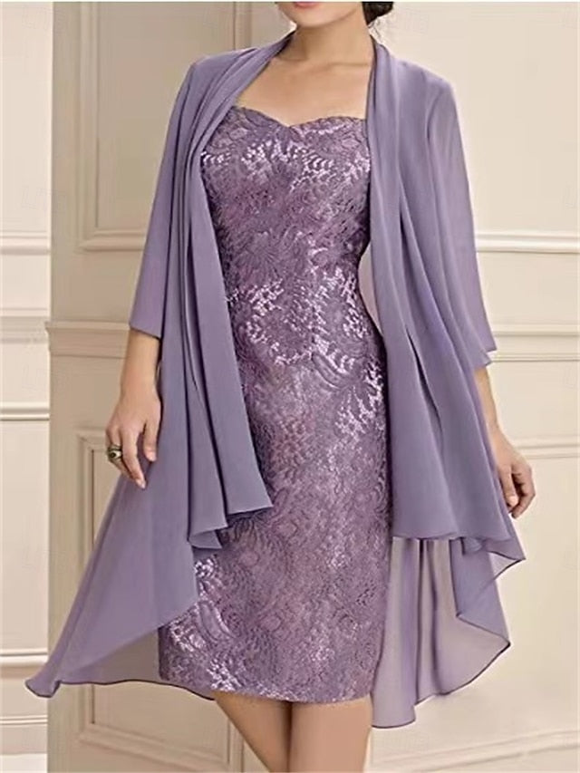 the Dress Bride Sets Simple Elegant Piece Mother Two of