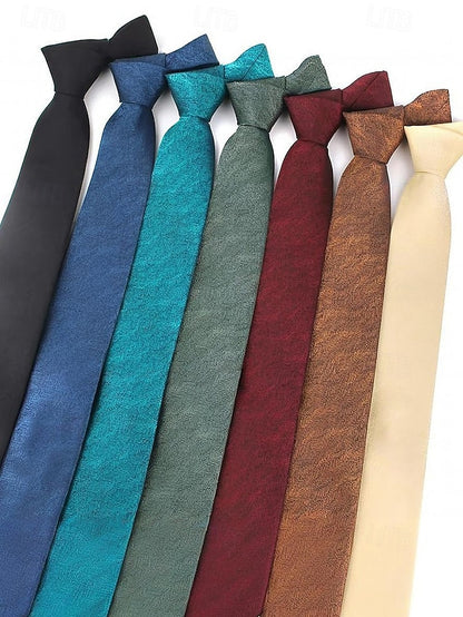 – Christmas Men's Stylish Herringbone Polyester Tie