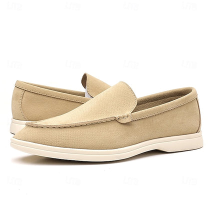 – Slip-On Loafers Blue Casual Faux Light Breathable Men's