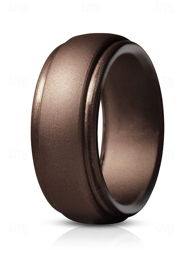 Ring – Matte Silicone Durable Men Comfortable Black for